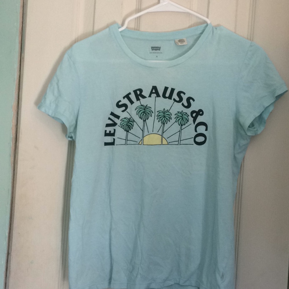 Levi strauss blue t shirt